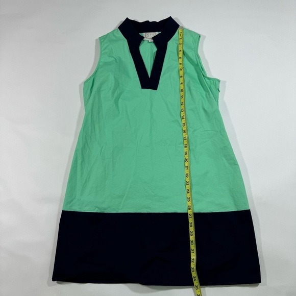 STS Sail To Sable Colorblock Shift Dress Size XL Green Blue - Picture 5 of 6
